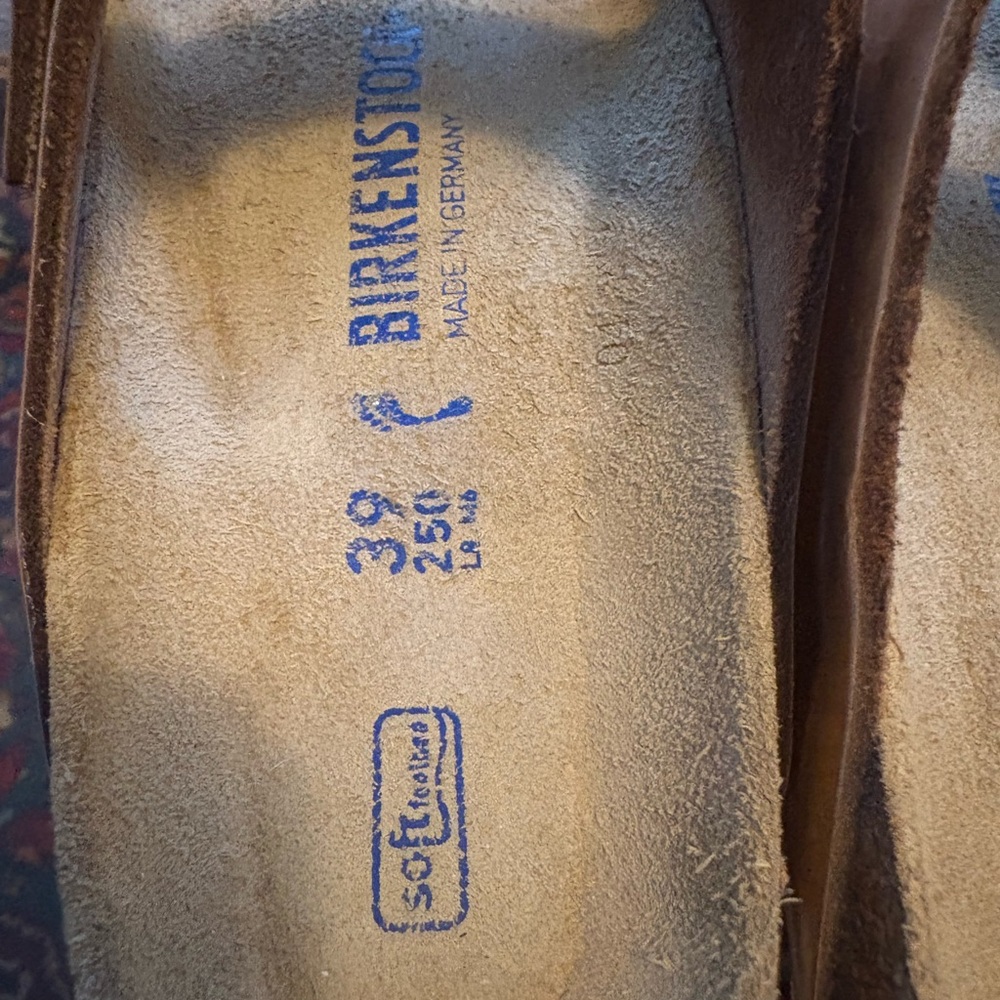 Birkenstock Arizona Metallic Bronze Two-Strap Sandals - Picture 3 of 9